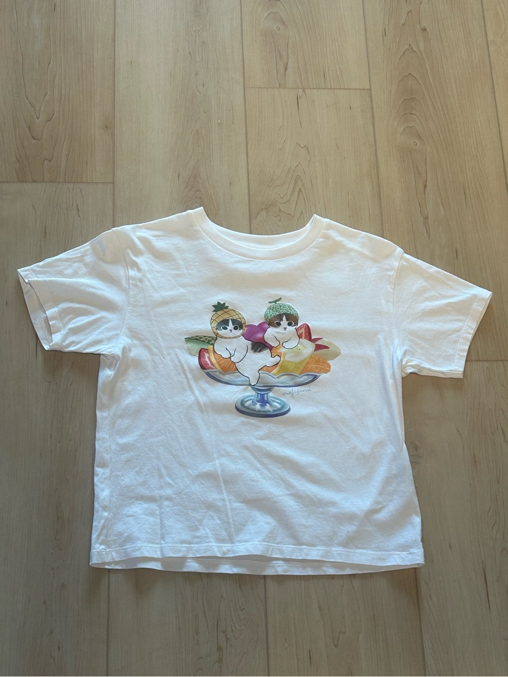 Uniqlo & Mofusand collab kids baby tee
